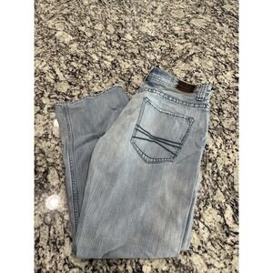 Express Jeans‎ Mens 34x32 Blue Blake Loose Straight  Casual Preppy